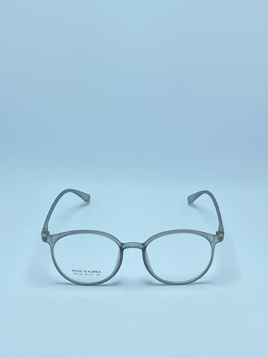 GREY ROUNDED PLASTIC FRAME FOR WOMEN