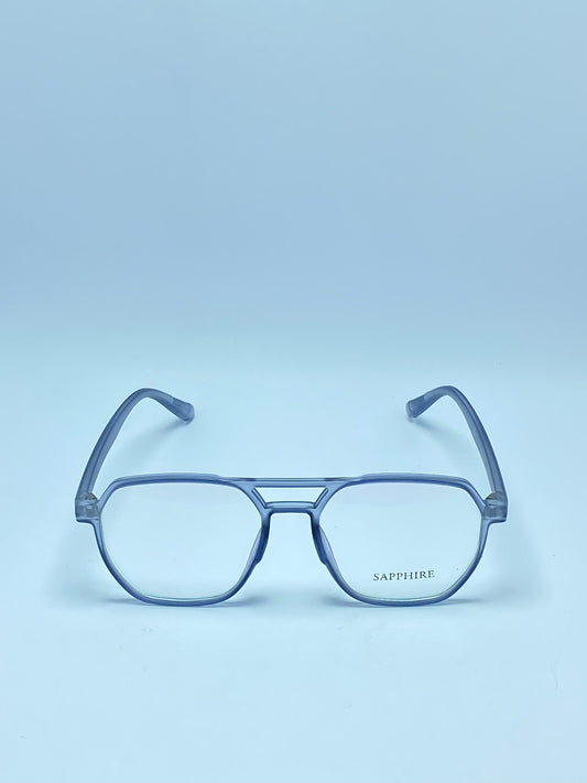 BLUE SAPPHIRE PLASTIC FRAME FOR MEN