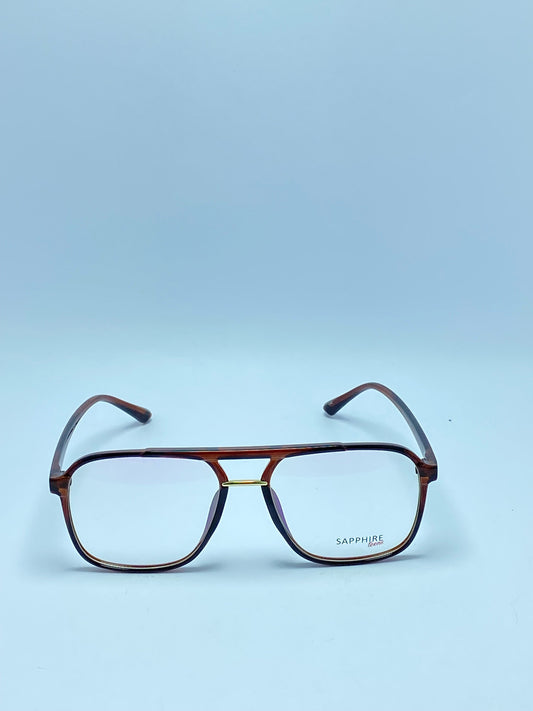 RED/BLACK SAPPHIRE PLASTIC FRAME FOR MEN