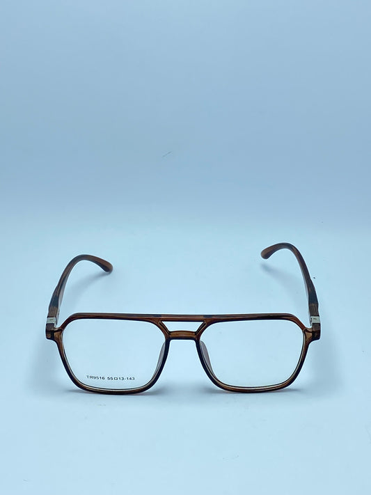 BROWN  PLASTIC FRAME FOR MEN