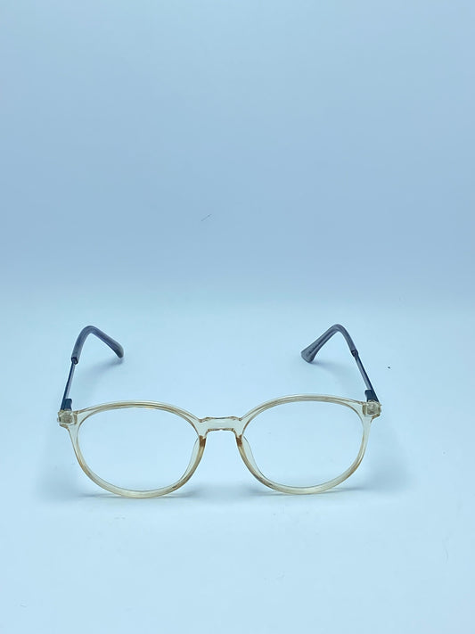 GOLDEN/BLUE UNISEX PLASTIC FRAME