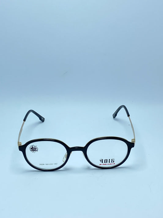 BLACK ROUNDED UNISEX PLASTIC FRAME