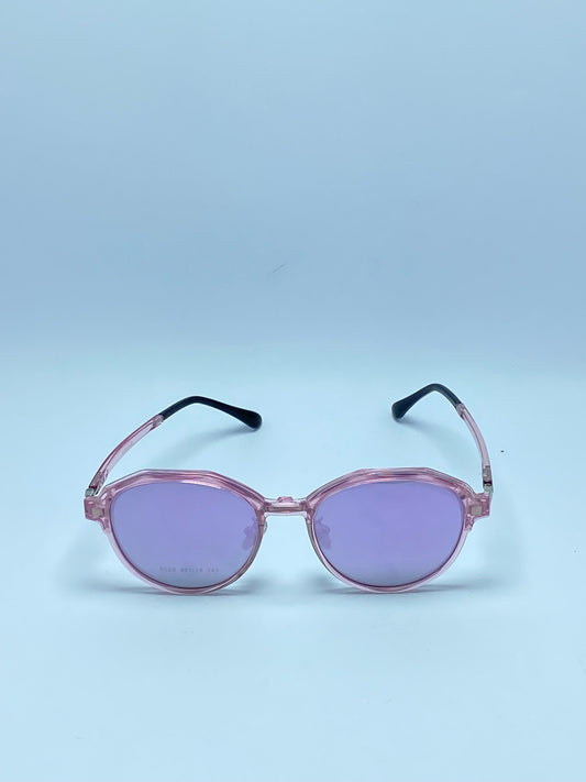 ROUNDED PURPLE PLASTIC FRAME FOR WOMEN