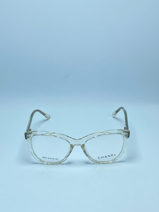 CHANEL CRYSTAL CAT EYE PLASTIC FRAME FOR WOMEN