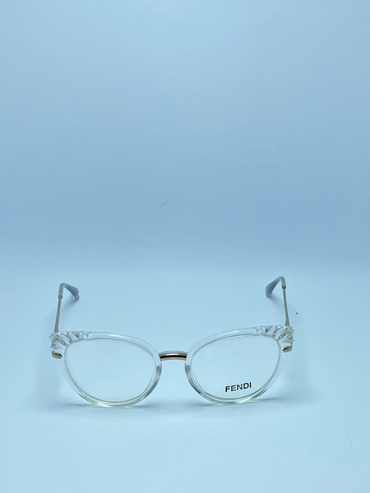 FENDI CAT EYE CRYSTAL FRAME FOR WOMEN