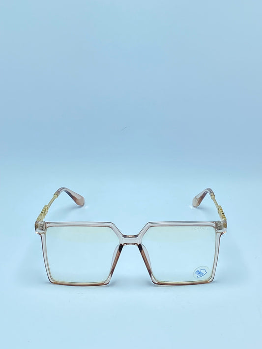 CHANEL SQUARE SHAPE PLASTIC FRAME FOR WOMEN