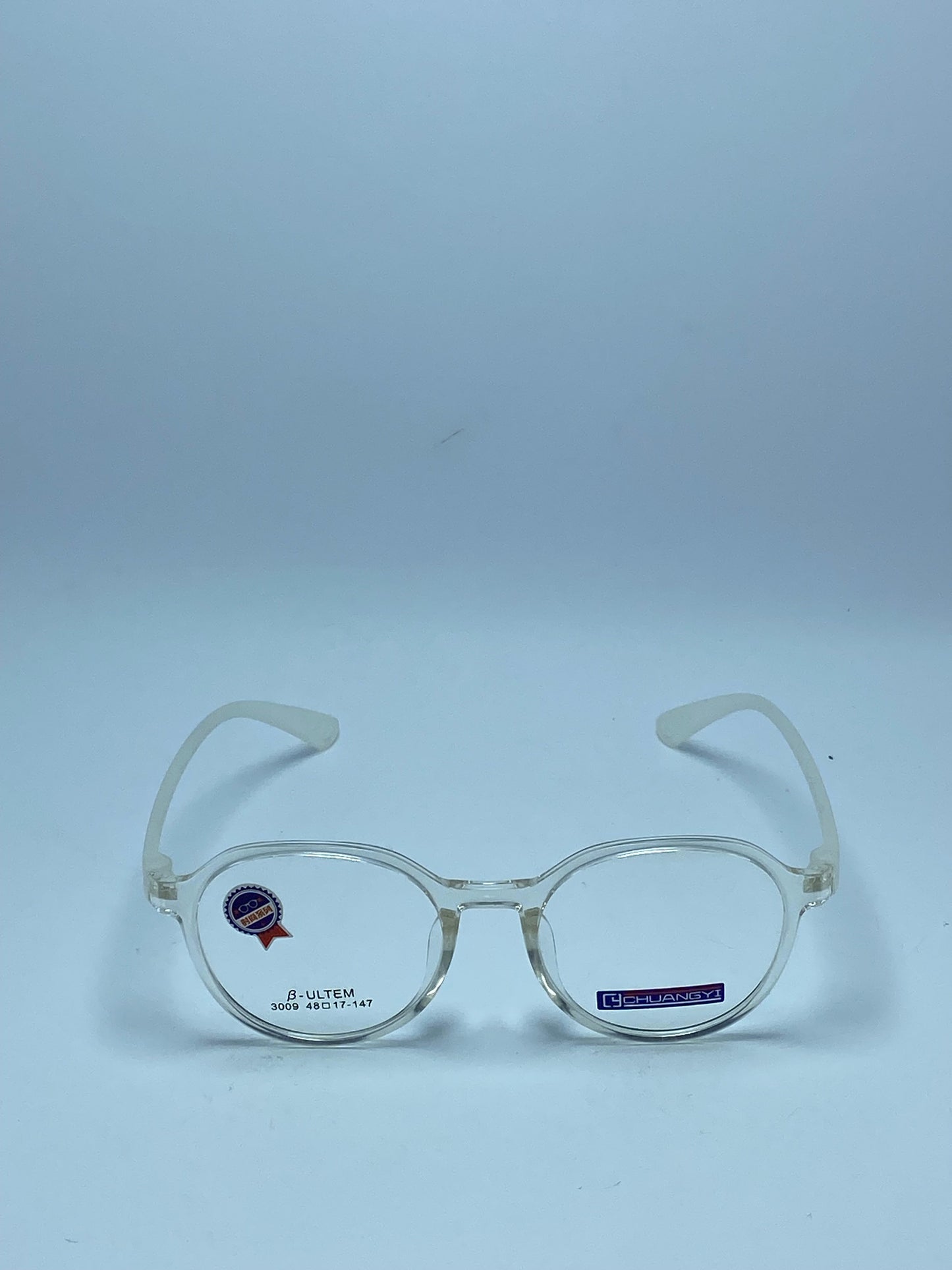 TRANSPARENT ROUNDED WOMEN PLASTIC FRAME