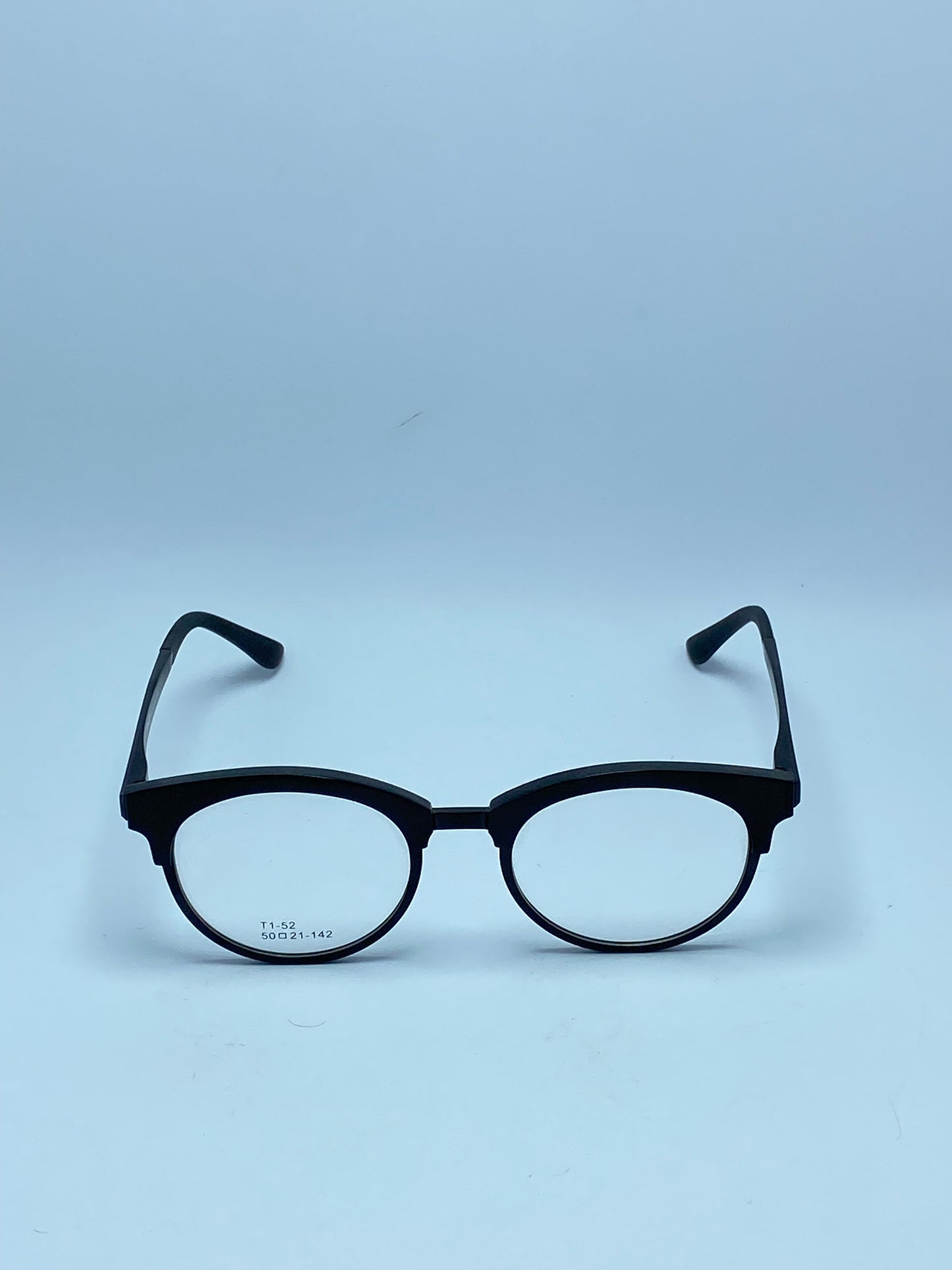 ROUNDED BLACK UNISEX PLASTIC FRAME