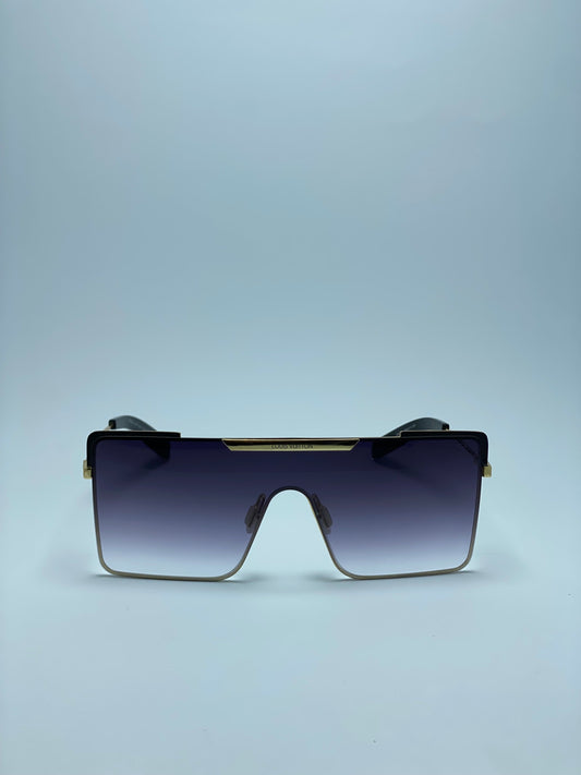 Mens Flat Top Mobster Mafia Luxury Louis Vuitton Sunglasses
