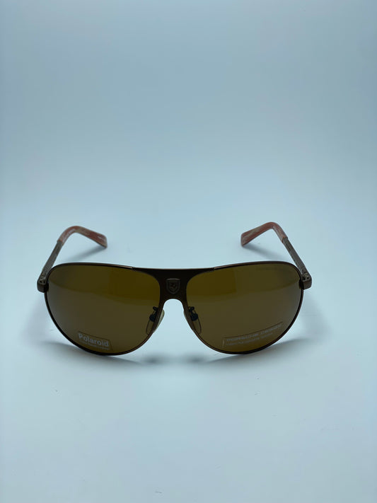 Porsche Oversized Shield Pilot Sunglasses for Men