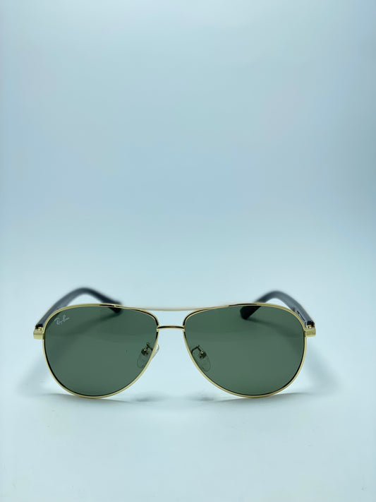 NEW Authentic RAY BAN RB8313/001 Gold Frame Dark Grey Lenses 100%UV From Italy