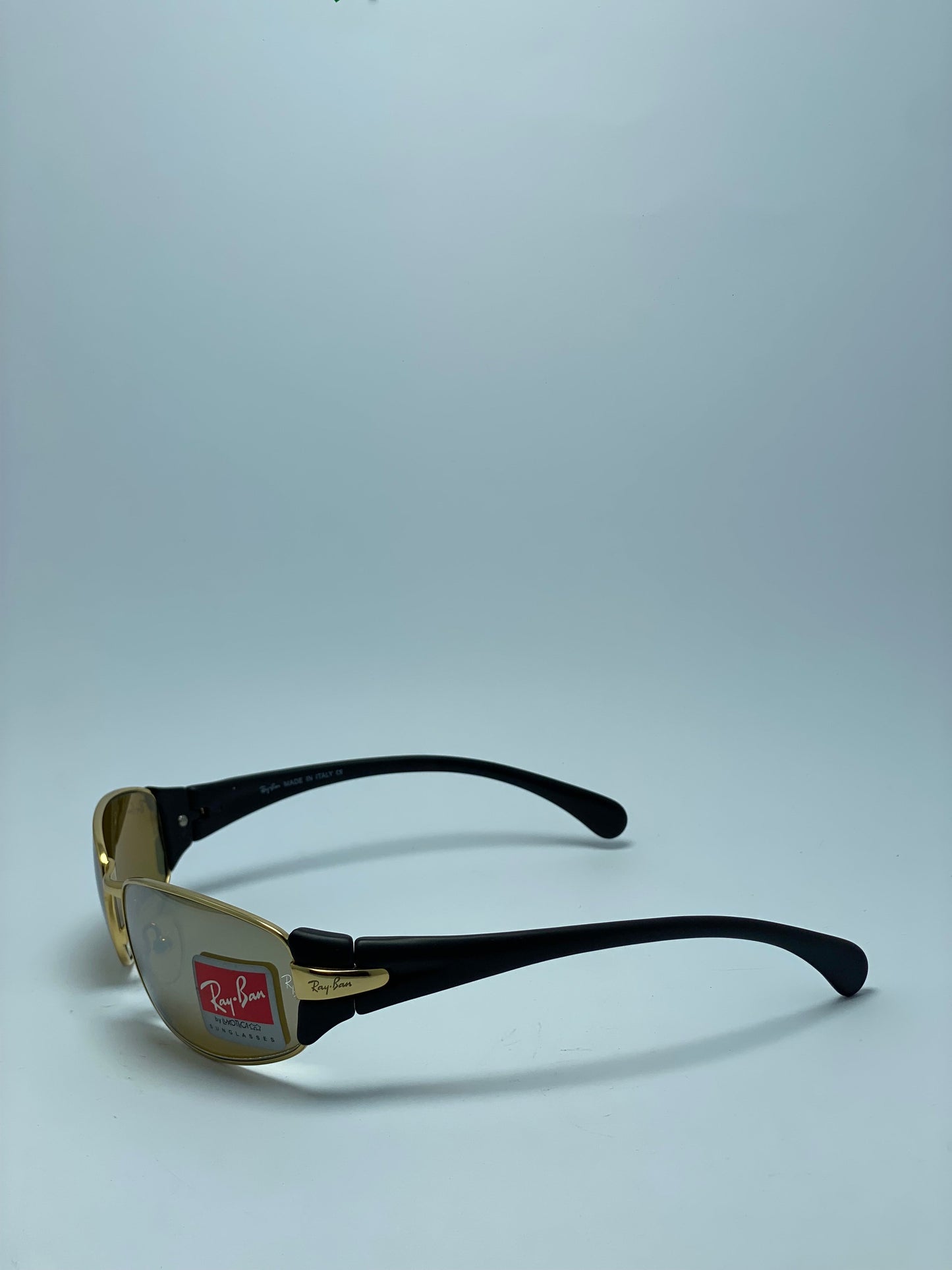 Italy RAY-BAN gold SUNGLASSES RB 3142 001/46 in Glass lens Sale Authentic Rare