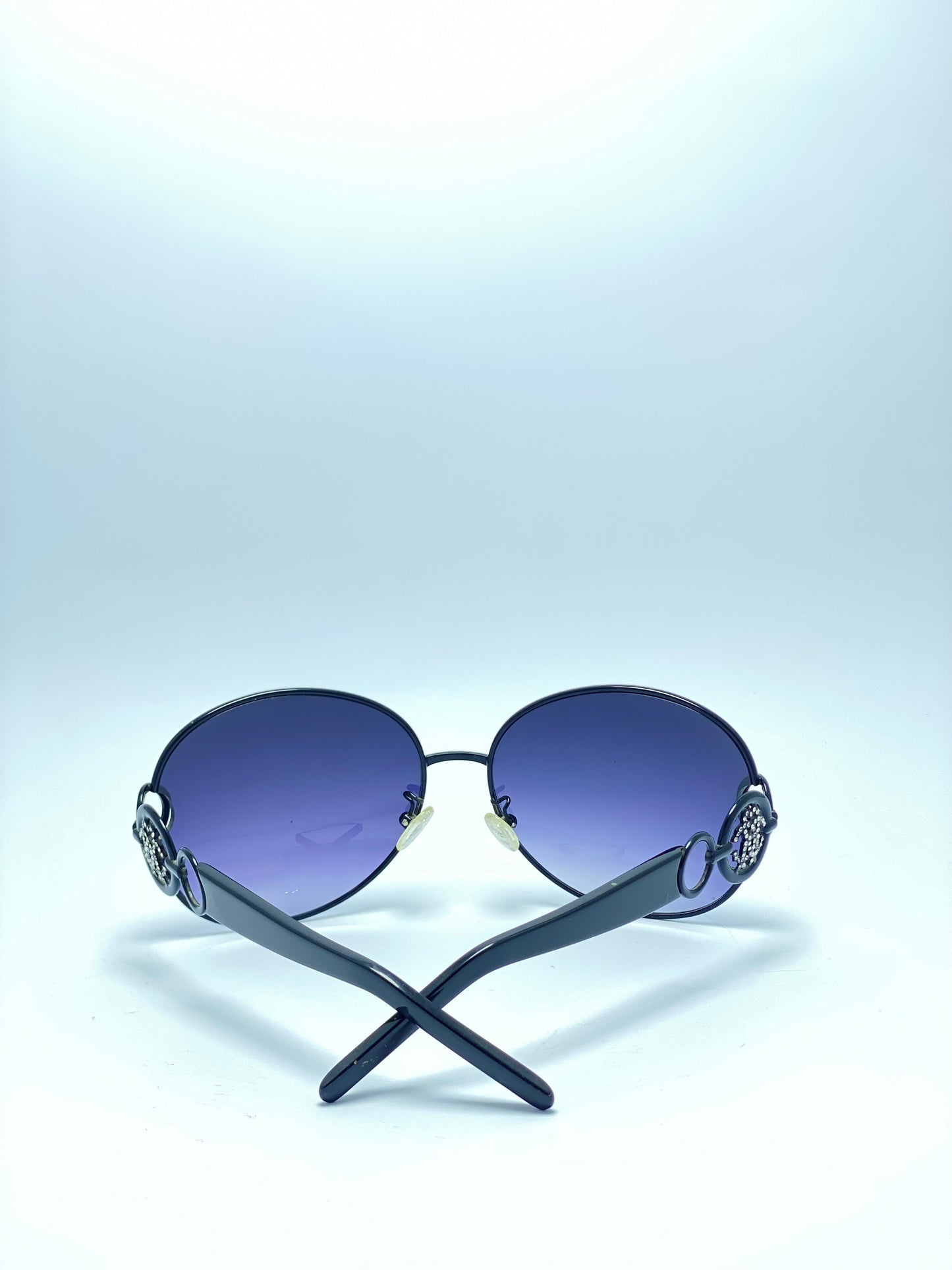 Women's Oval Judith Leiber Sunglasses