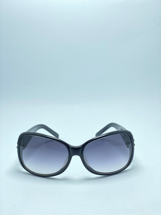 FEMALE FOSTER GRANT NS 0115 BELLE AMI ARM BLACK GRADIENT AUTHENTIC SUNGLASSES