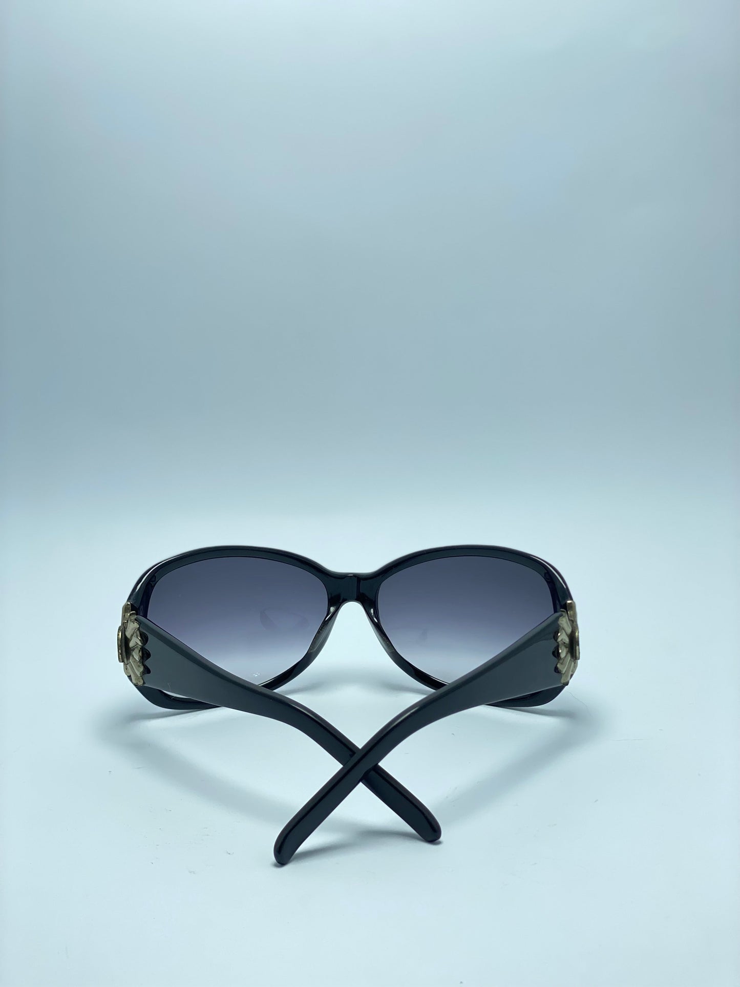 FEMALE FOSTER GRANT NS 0115 BELLE AMI ARM BLACK GRADIENT AUTHENTIC SUNGLASSES