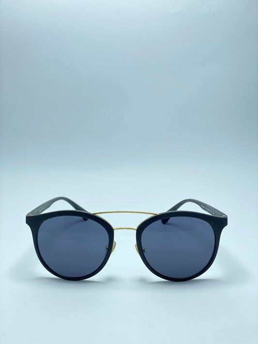 PRADA LINEA ROSSA PS 04RS DG05Z1/BLACK RUBBER RX FEMALE SUNGLASSES