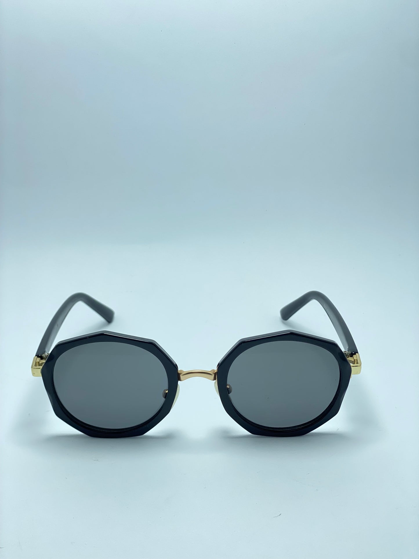 Womens Mod Geometric Color Mirrored Lens Round Luxury Sunglasses