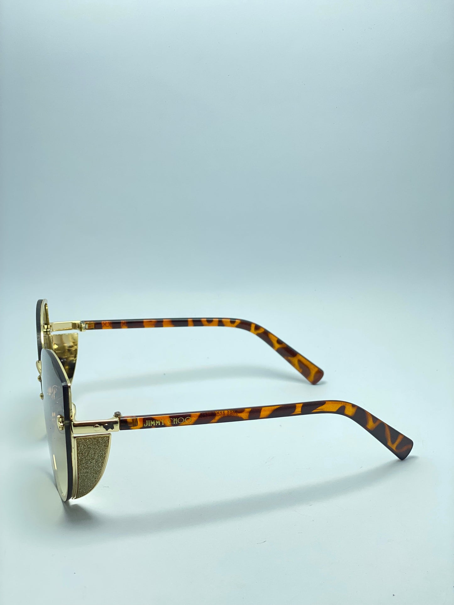 Rimless Cat Eye Shield Women Sunglasses