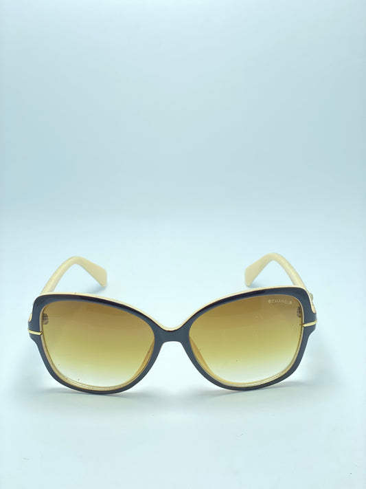 Cross Design Sunglasses Women Butterfly Frame Design