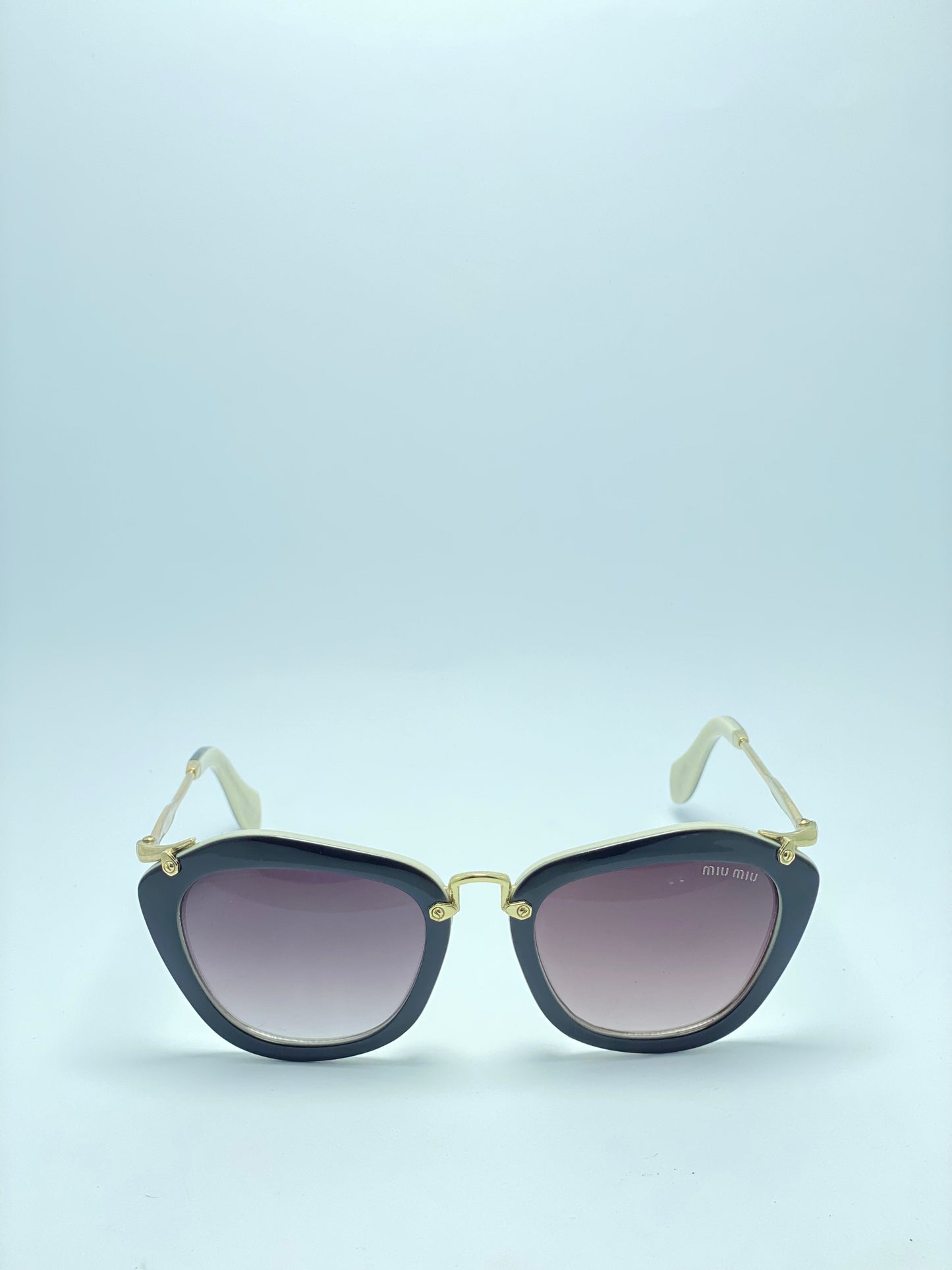 MIU MIU Women's Sunglasses Butterfly Black Frame.