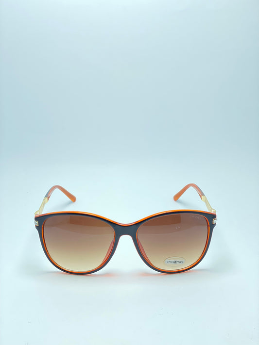 Double Toned With Rectangle Shape Sunglass For Unisex