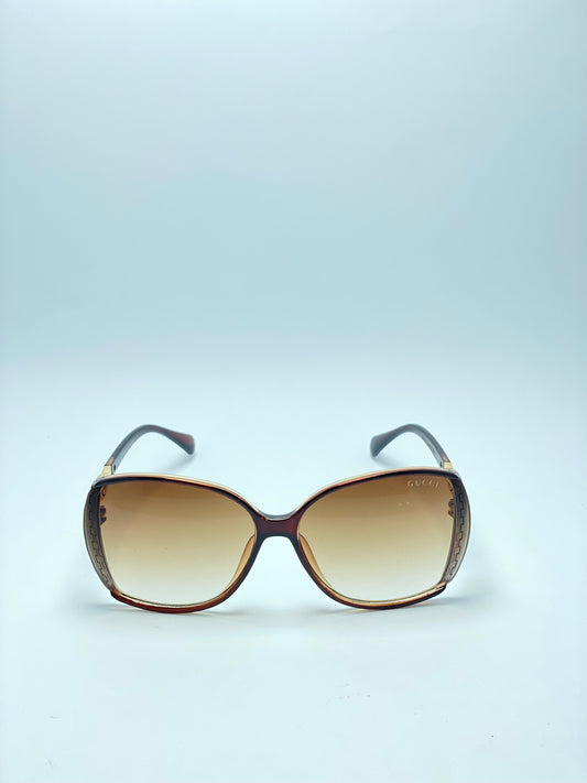 GUCCI Oval Shape Women's Sunglasses