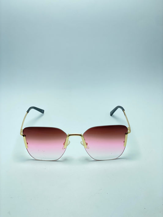 Stylish Sunglasses  Women Gold/Pink