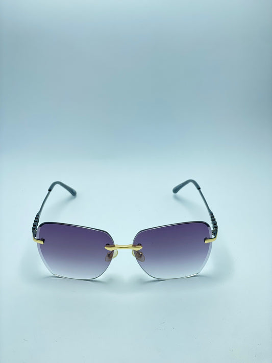 Women Sunglasses - Rimless  - Metal Glasses