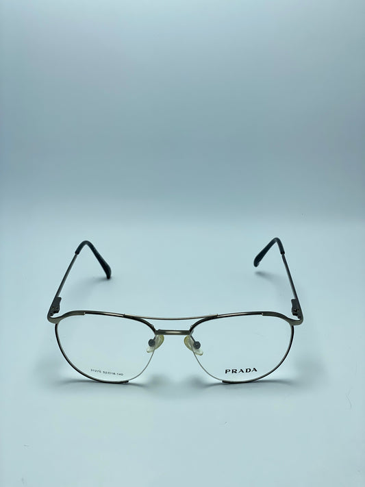 PRADA DOUBLE BRIDGE METAL FRAME FOR MEN