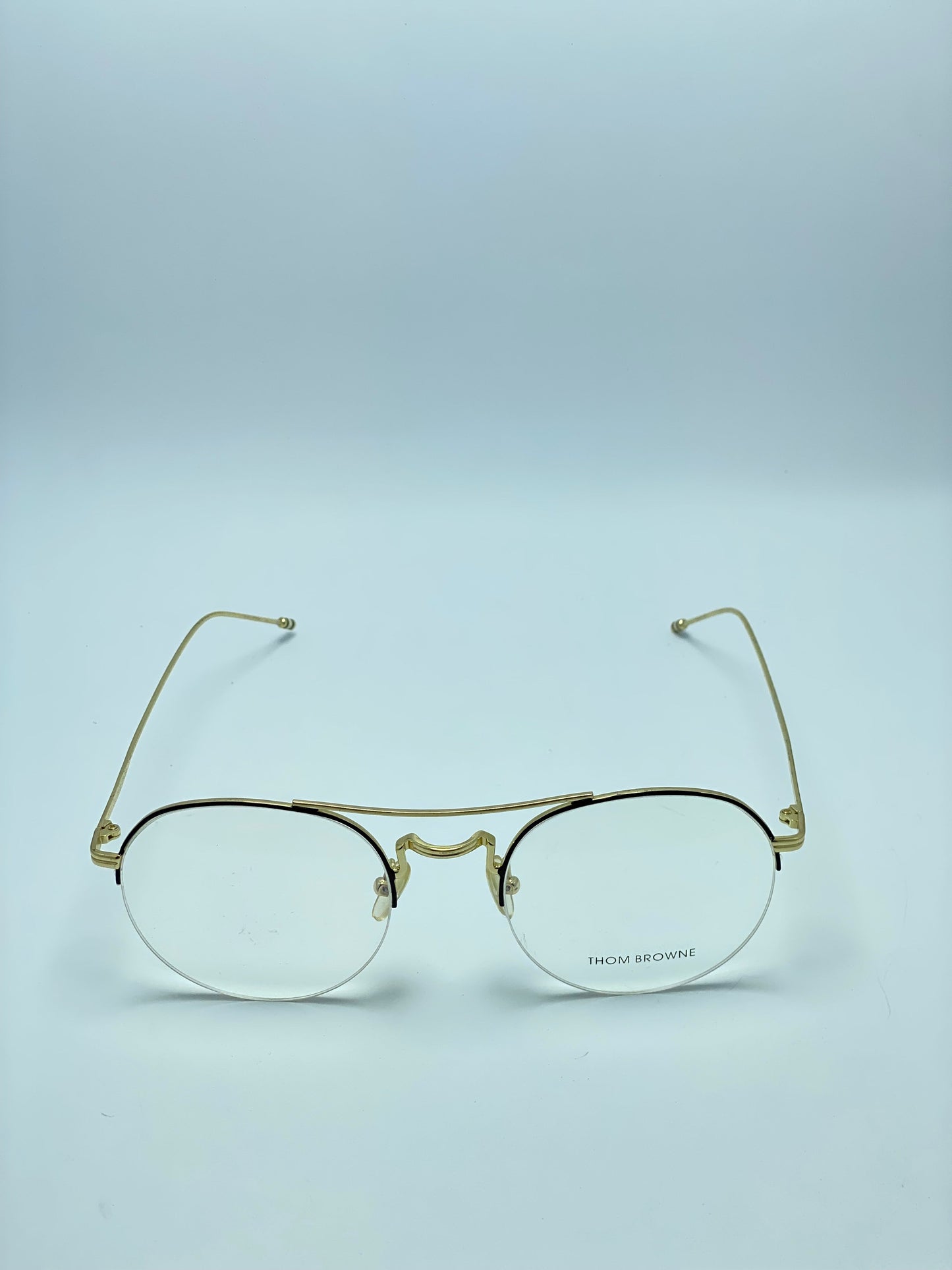 THOM BROWNE DOUBLE BRIDGE METAL FRAME FOR MEN