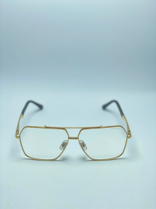 PRADA DOUBLE BRIDGE METAL FRAME FOR MEN