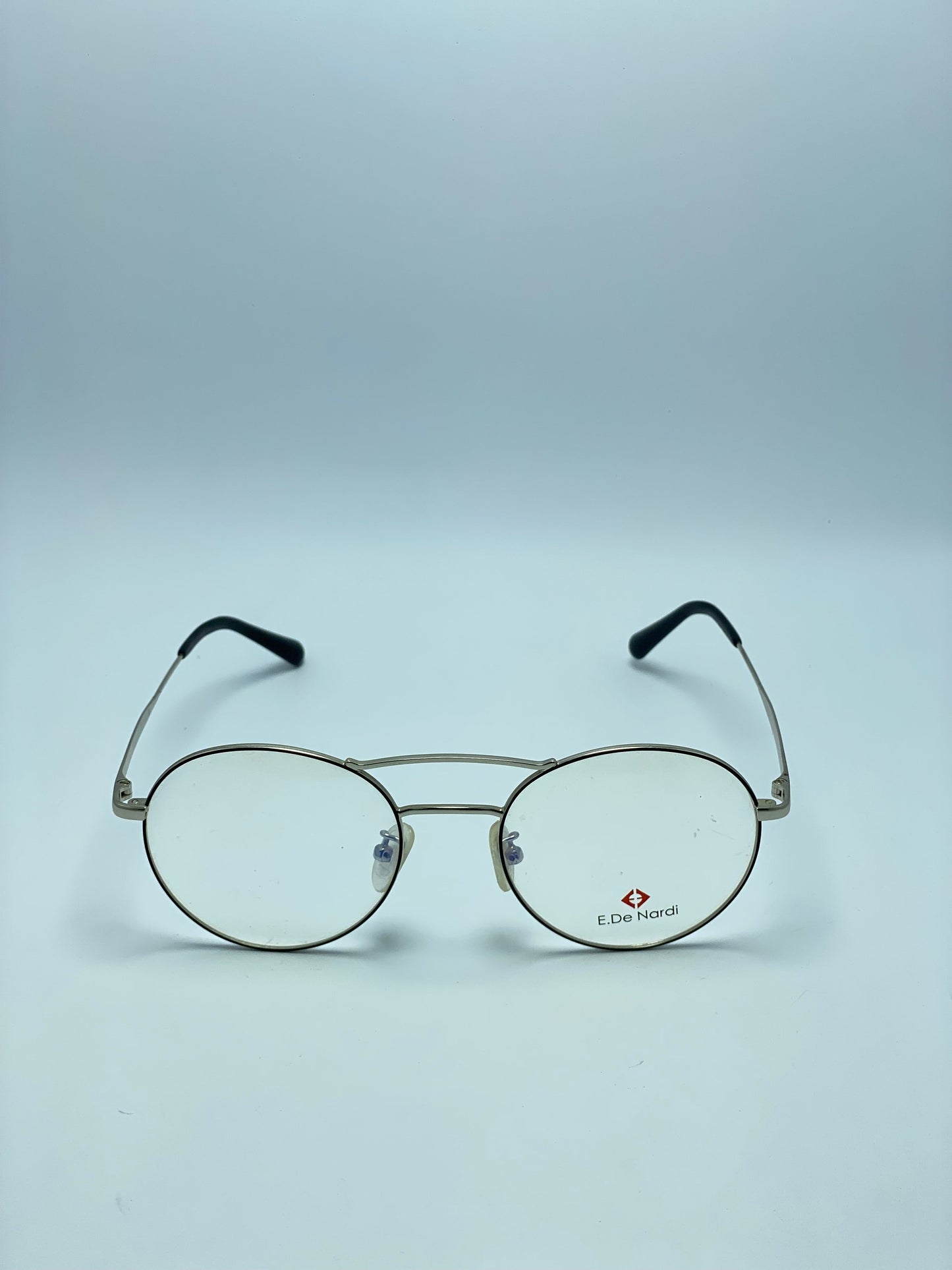 E.DE NARDI DOUBLE BRIDGE METAL FRAME FOR MEN