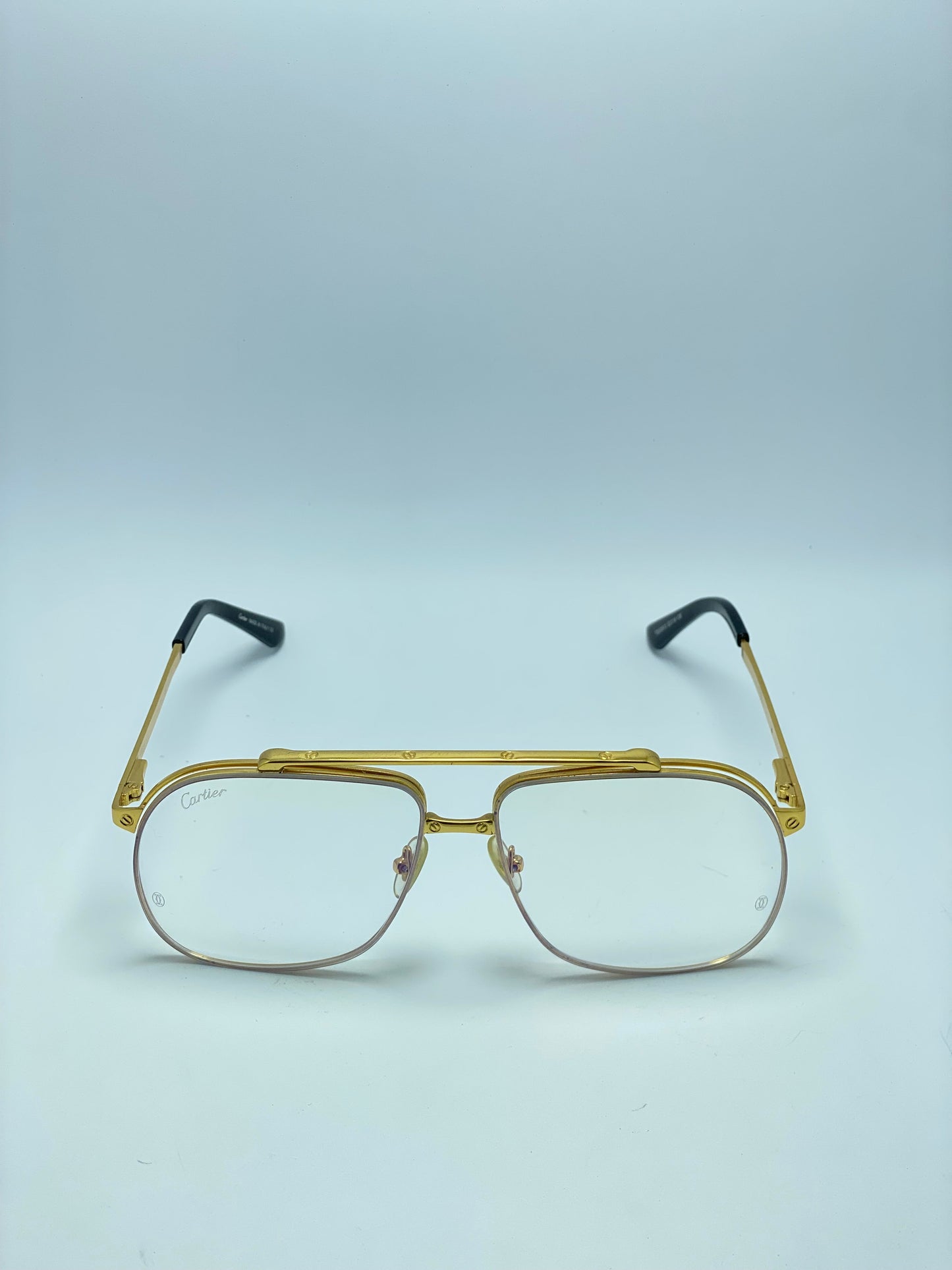 CARTIER DOUBLE BRIDGE METAL FRAME FOR MEN