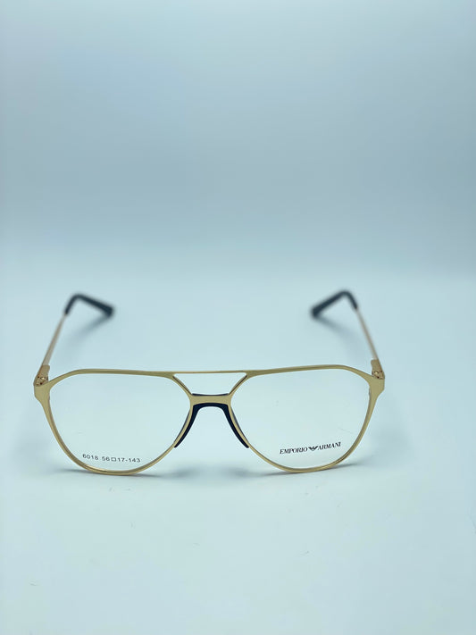 EMPORIO ARMANI DOUBLE BRIDGE METAL FRAME FOR MEN