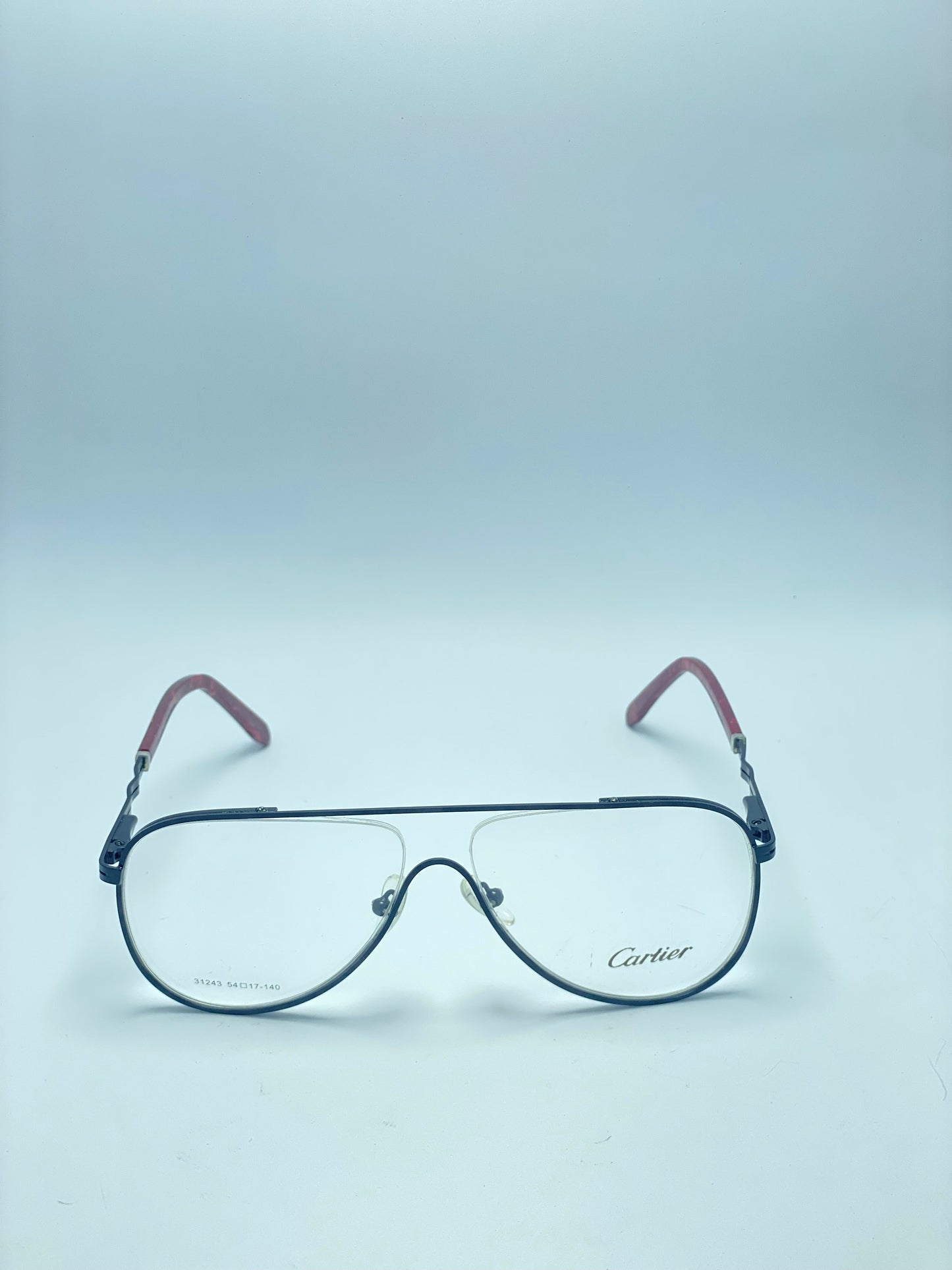 CARTIER DOUBLE BRIDGE METAL FRAME FOR MEN