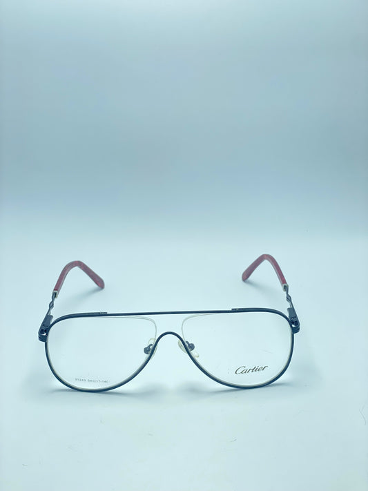 CARTIER DOUBLE BRIDGE METAL FRAME FOR MEN