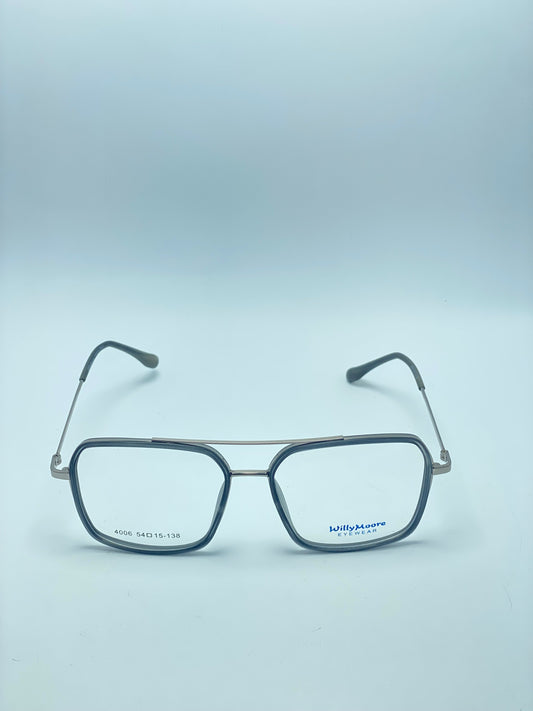 WILLY MOORE DOUBLE BRIDGE METAL FRAME FOR MEN