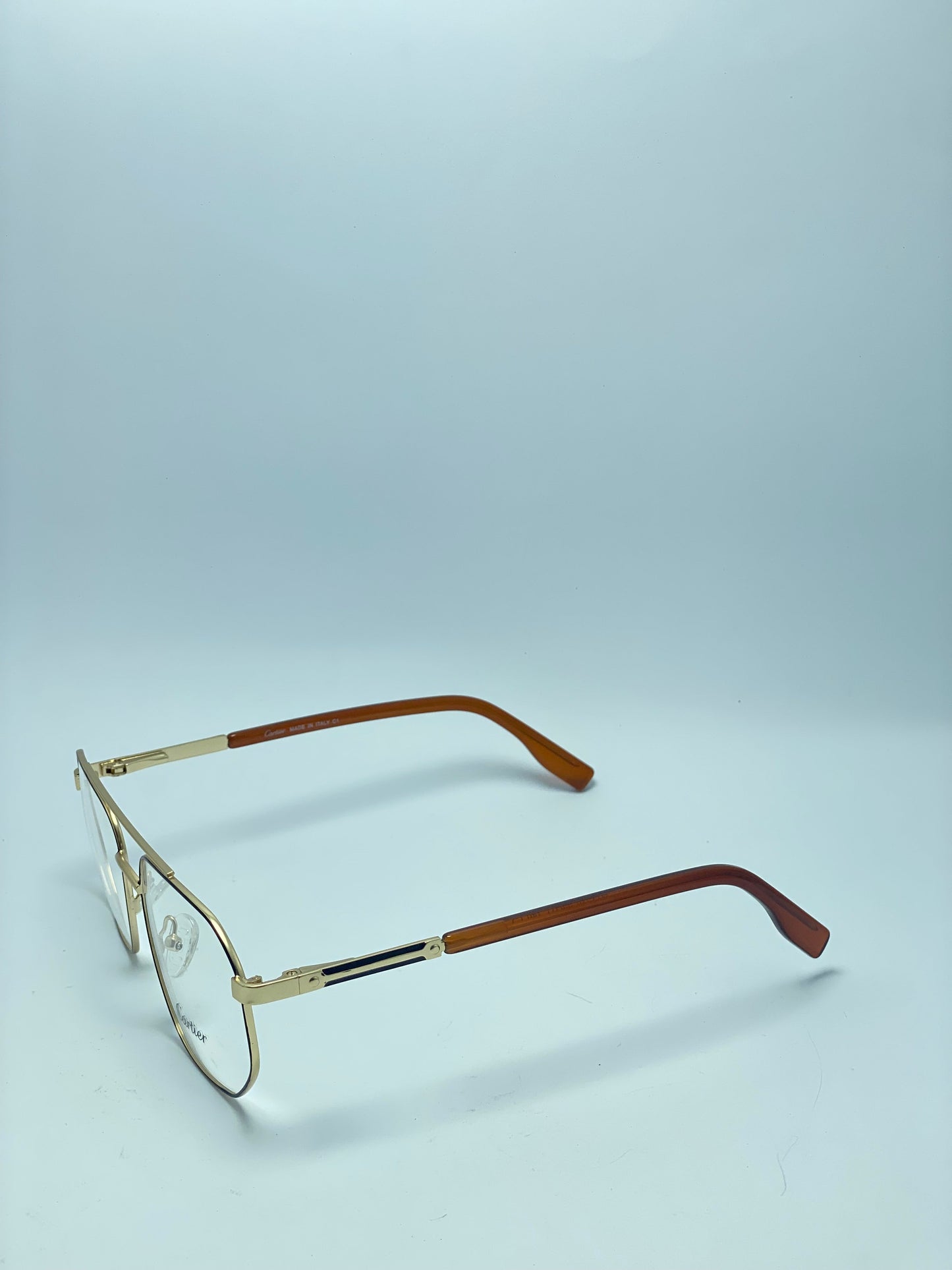 CARTIER DOUBLE BRIDGE METAL FRAME FOR MEN