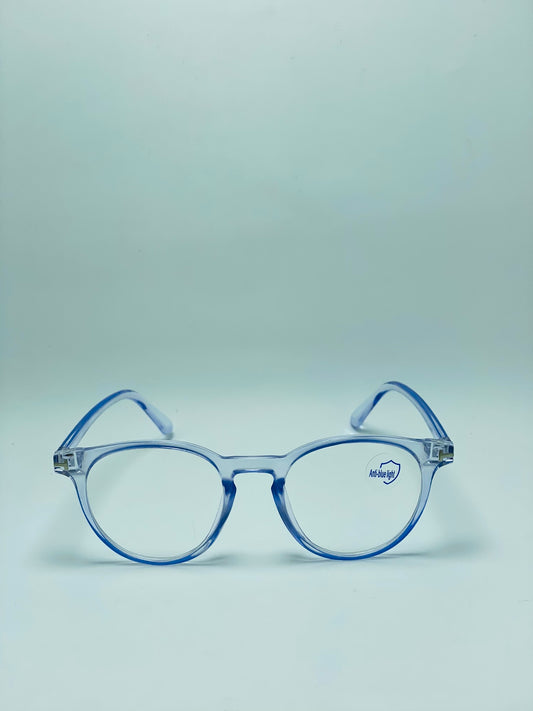 BLUE FILTER UV PROTECTION UNISEX ROUNDED FRAME