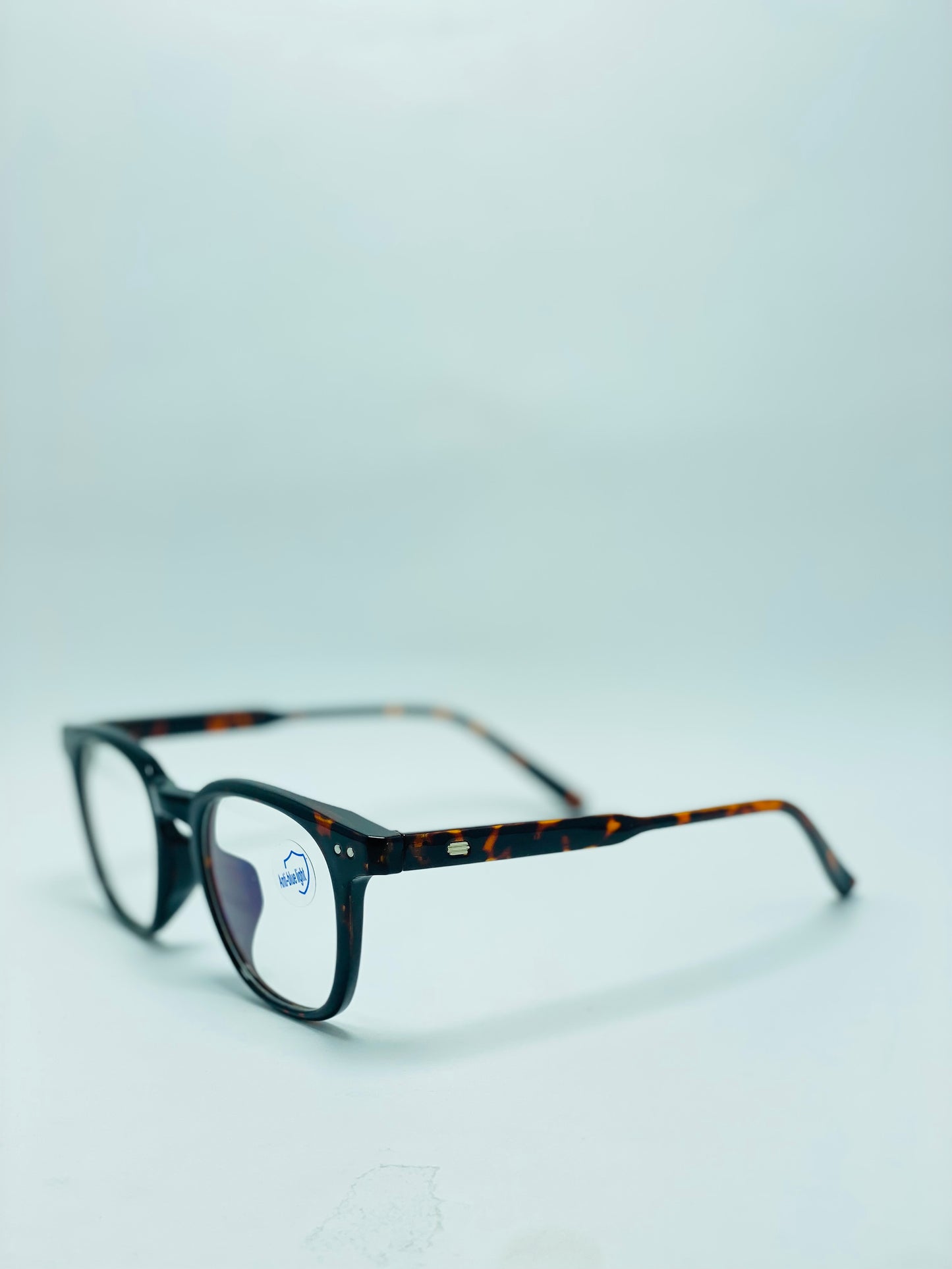 BLUE FILTER UV PROTECTION JUSTIN TORTOISE SQUARE UNISEX FRAME
