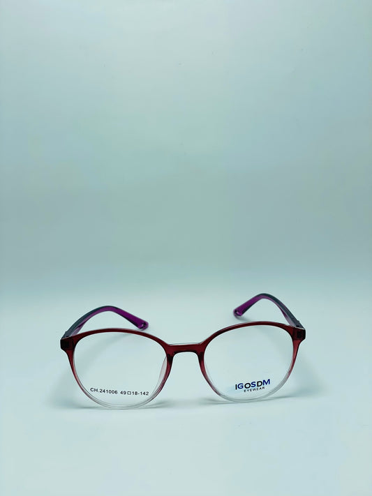 ROUNDED TR UNBREAKABLE UNISEX PLASTIC FRAME